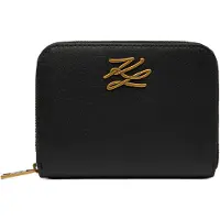 Karl Lagerfeld Portemonnee 'K/Autograph' zwart