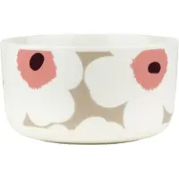 Marimekko Unikko schaal 5 dl White-clay-powder-dark wine