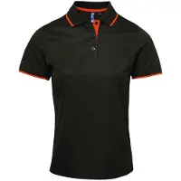 Premier Dames coolchecker contrast poloshirt