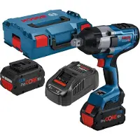 Bosch Professional GDS 18V-1050 H Slagmoeraanzetter - BITURBO - Met 2x 18V accu's (8.0 Ah) en lader