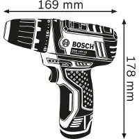 Bosch accuboormachine GSR 12V-15 / 1x 3.0 Ah accu + lader