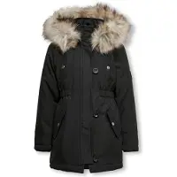 ONLY GIRLS Winterjas 'Iris' zwart