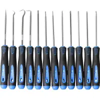 BRILLIANT TOOLS BT542080 Haak- en schroevendraaierset, 12-delig