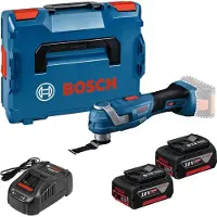 Bosch Accu-Multitool GOP 18V-34 / 2x 5,0 Ah Accu + Lader in L-Boxx 136