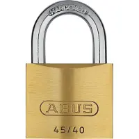 ABUS Cilinderhangslot | breedte slotlichaam 29 mm | messing gelijksluitend | 1 stuk - 11821 11821