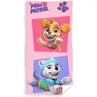 Paw Patrol strandlaken roze 70 x 140cm