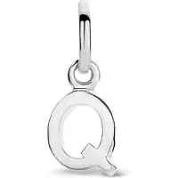 The Jewelry Collection Zilver Gerhodineerde Hanger letter Q 1333757