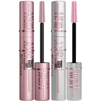 Maybelline New York - Duo Lash Sensational Sky High Mascara - Very Black + Space Diamond Glitter - Lengte Mascara - 7,2ml X2