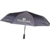 Echelon Stormproof Opvouwbare Paraplu – Automatische Knop – Wind & Waterdicht - Compact en Stevig – Inclusief Beschermhoes – Zwart