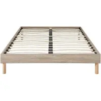 Vente-unique Lattenbodem 140 x 190 cm - Lichte houtkleur - MUCHIGAN van YSMÉE