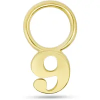 New Bling - 9NBG-O157-9 - 14K geelgoud – Bedel – Nummer 9