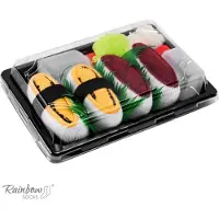 Rainbow Socks - Sushi Sokken in Doos - Tuńczyk & Tamago - 2 Paar - EU 36-40