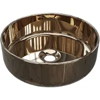 Vente-unique Ronde wastafel KANELLE - Kopereffect
