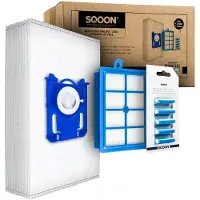 SQOON Serviceset geschikt voor Philips, AEG, Electrolux stofzuigers - Gelijk aan model: FC8031 - Met HEPA-filter en geurstaafjes voor schone en frisse lucht tijdens het stofzuigen