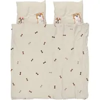 Snurk Dekbedovertrek Corgi Friends?Percal-240 x 200 / 220 cm | Lits-Jumeaux