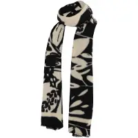 Sarlini - Geweven Sjaal - Zwart - Wit - One Size