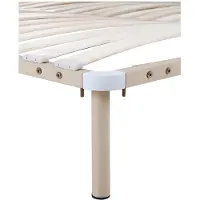 Vente-unique Lattenbodem 180 x 200 cm - 2 x 19 latten - Met poten - Beige - KALISTA van YSMÉE