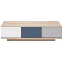 Vente-unique Salontafel met 3 lades en 1 nis - Verschillende kleuren - FILUTIA