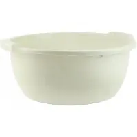 Viking Plastic Kom 15L - Beige, Ronde Kom voor Huis en Tuin