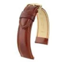 Hirsch Hirsh Horlogeband Ascot Goudbruin - Leer - 18mm