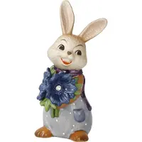 Goebel - Pasen | Decoratief beeld Haas Kleine Cavalier | Aardewerk - 12cm - Paashaas