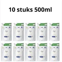 Dove - Handzeep - Navulling 10 x 500 ml - Voordeelverpakking - Verzachtende en Hydraterende Handzeep