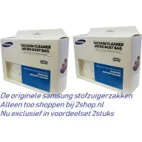 Samsung 2 sets stofzuigerzakken met filter voor SC15F30 en SC20F30 series