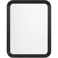 OZAIA Rechthoekige spiegel van paulowniahout - L85 x H110 cm - Zwart - JIMIA