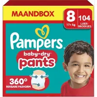 Pampers Baby-Dry Pants Maat 8 - 104 Luierbroekjes - 17kg+