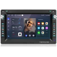 Hexinex Quad-Core Android 15 Autoradio Geschikt voor Passat B5 Polo golf Sharan T4 - Draadloos CarPlay, Android Auto, multimediaspeler, 2GB+64GB