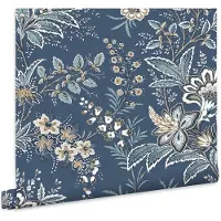 Laura Ashley - Vliesbehang - Marlbrook Dusky Seaspray
