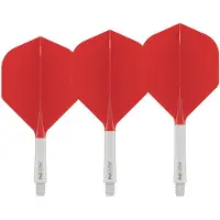 Red Dragon Nitro Flite System White Red NO2 - Dart Flights