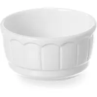 Hendi Ovenschaal - Rond - Rustika - 100x50 mm - Wit - Porselein