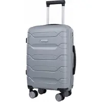 Puccini Zadar Handtaskoffer 56cm Grijs - Lichtgewicht & Stevig