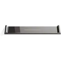 DECOR WALTHER Planchet Mikado ABL40 Zwart Chrome PVD 40 cm