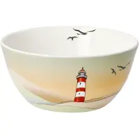 Goebel - Scandic Home | Kom Lighthouse | Schaal - 15cm - porselein - 2 stuks