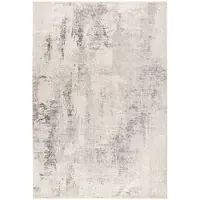 Muratap Vintage fashion vista – luxe vloerkleed zilver creme laagpolig- 200x290 cm