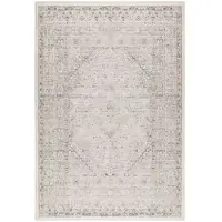 Muratap Vintage vista – luxe vloerkleed klassiek creme zilver laagpolig- 200x290