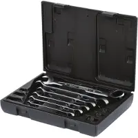 Ks Tools 503.4646 503.4646 Ring-steeksleutelset Sleutelbreedte (inch) 3/8