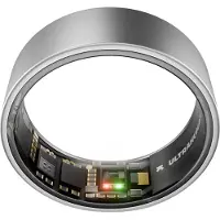 Ultrahuman Ring AIR – Smart Ring | Geen maandabonnement | Bepaal eerst de juiste maat met de Sizing Kit | Slaaptracker - Hartslagmeter - Fitnesstracker – Raw Titanium – Size 5