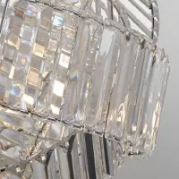 Searchlight Glazen hanglamp Eldoria, dimbaar, alu / grijs / zink, Woon-/ Eetkamer, metaal, Modern, hanglamp