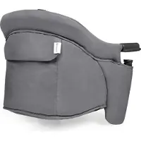 Hauck Fix N Sit - Mobiel tafelzitje voor kinderen - Dark Grey
