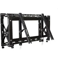 Edbak Muurmontage voor LCD-scherm - Pop-Out Universele Video - Zwart - Schermgrootte: 42"-65" - Vergrendeld
