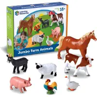 Learning Resources Jumbo Boerderijdieren - Speelfiguren - vanaf 18 maanden