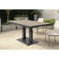 Lesli Living Leslie Living Murcia - Loungetafel - Verstelbaar 140x85 cm - Antraciet