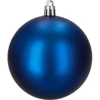 Springos Kerstballen | 36 Stuks | 6,5 cm | Marineblauw