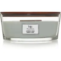 Woodwick Lavender & Cedar Ellipse Candle