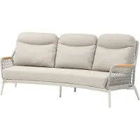 AVH-Collectie Monza lounge 3-zitsbank aluminium latte rope