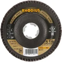 Rhodius - Lamellenschijf - Pro - 115 mm - K60 - X-Lock LSZ F1