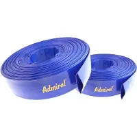 Admiral Platte slang | binnen-d. 152 mm | lengte 50 m | blauw | rol | 50 stuks - 602A-150-050 602A-150-050
